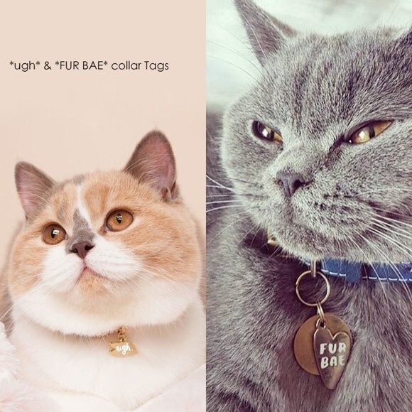 Hello Harriet 'Ugh' & 'Fur Bae' Tags - Picture 1 of 8